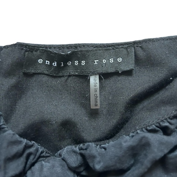 endless rose Ruffle Sleeve Smocked Mini Dress - Picture 4 of 5